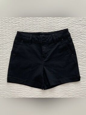Classic Black Women's Cotton Blend Shorts Size 6